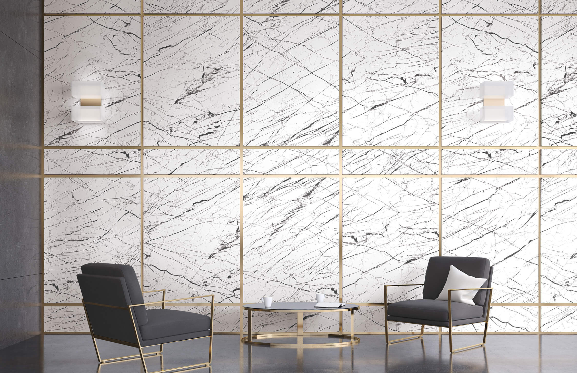 Wallhub Wallpapers - Architectural Interior Film Sticker White