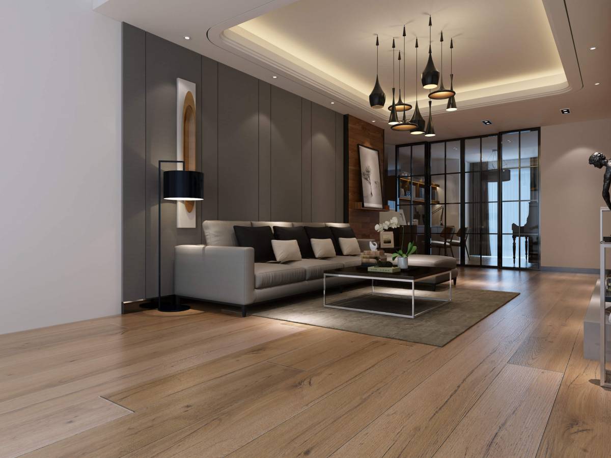 Wood Effect Vinyl Flooring Living Room
